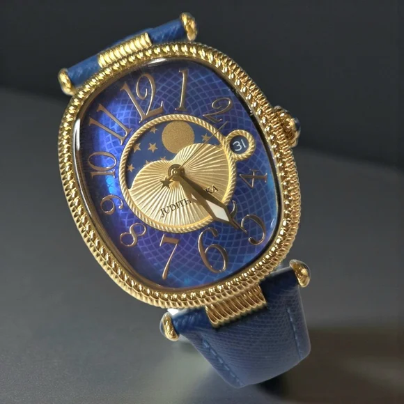 JUDITH RIPKA Magnificent Moon Phase Watch - Picture 2 of 6